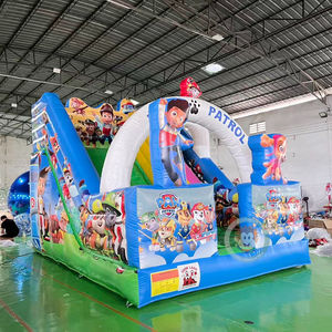 Toboggan gonflable <span class=keywords><strong>Pat</strong></span>'Patrouilles avec <span class=keywords><strong>piscine</strong></span> Festival Toboggan gonflable pour enfants et adultes - Product Image 2