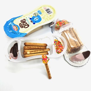 Sản Phẩm Mới Kem Sô Cô La 3 Trong 1 Với Bánh Quy Dính Và Kẹo Đậu Mini Nhiều Màu - Product Image 6