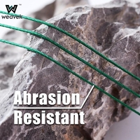Ligne de pêche tressée en fibre UHMWPE à 8 brins, résistante à l'abrasion, à haute résistance à la traction, anti-UV, résistante à la corrosion pour l'eau salée