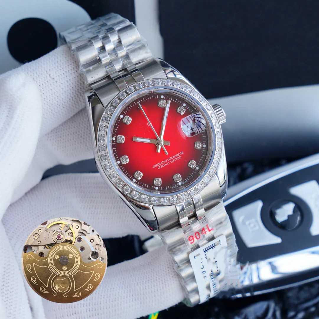 Reloj de oro de alta gama para hombre, con Rubies y diamantes, con motor Sat, Casio, para Fpr Army Wemen Smail, 2021