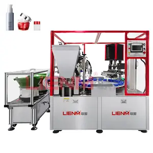 Factory Customized Fill Stamping Machine for Cosmetic Jars Rotary Filling and Capping Machine Cosmetics Serum Lotion