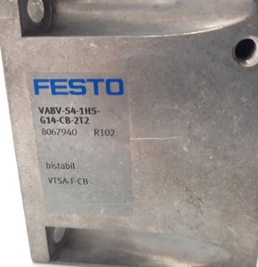 Plc <strong>Vv</strong>-s4-1hs-g14-cb-2t2 Manifold Sub Base, Die-cast Aluminum 54mm <strong>W</strong>, G1/4 for Warranty Product - Product Image 2