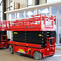 Plateforme élévatrice mobile à ciseaux hydraulique tractable 6m 8m 10m 12m
