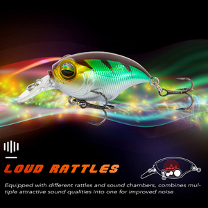 ที่กำหนดเองสูงโปร่งใสCrankbait Hard Lure Good Action <span class=keywords><strong>DIY</strong></span> 42.5Mm 8G <span class=keywords><strong>MR</strong></span> Lureระงับเหยื่อตกปลาBassสดเหยื่อ - Product Image 4