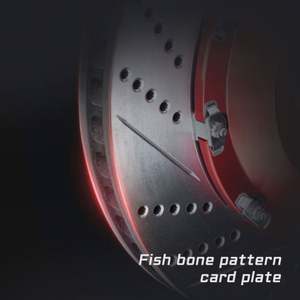 7600ดิสก์เบรกสเตนเลสขนาด300มม. 4ลูกสูบ MK4 Yaris Corolla ชุดคาลิปเปอร์เบรคขนาดใหญ่สำหรับ Toyota JZX100 Supra pirus - Product Image 5