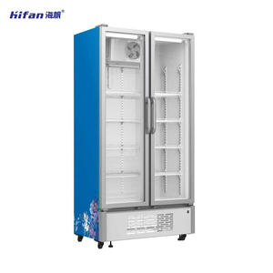 Frigorifero Espositore Commerciale con Doppia Porta in Vetro, Compressore, Display Digitale, Risparmio Energetico, Refrigeratore per Bevande per Supermercati - Product Image 4