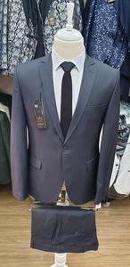 Costume d'affaires bordeaux au meilleur prix pour homme, coupe ajustée, respirant, viscose et polyester, costume de qualité - Product Image 5