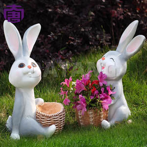 Deux lampes à motif de lapin souriant à LED pour l'extérieur, décoration de fête du Nouvel An, pour parcs, jardins, cours et espaces événementiels - Product Image 6