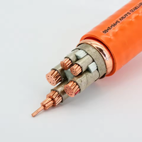 Câble d'alimentation industriel en cuivre pur, isolé minéral, flexible et ignifuge, pour la construction et les centrales électriques