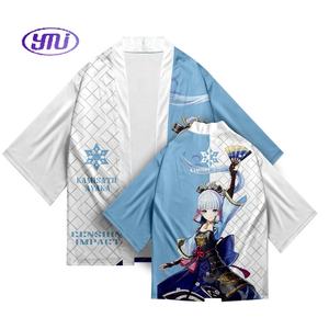 26 Styles Genshined Impact Xiao Zhong Li <span class=keywords><strong>Qiqi</strong></span> Cosplay Impression 3D Haori Kimono Cape Anime Cartoon Vêtements - Product Image 5