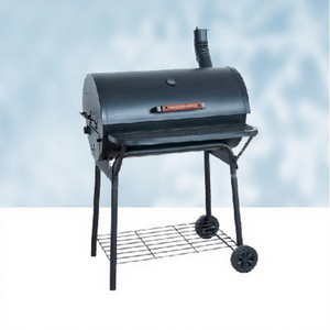 Hot Sell JX <strong>Oil</strong> <strong>Drum</strong> Charcoal <strong>BBQ</strong> Grill with Metal Burner Gas Stove (JXH30040)-Heat Resistant &amp; Waterproof - Product Image 1