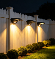 Lampe murale solaire LED au design moderne, IP65, multifonctionnelle, lumière de jardin, étanche, avec 30 LED SMD