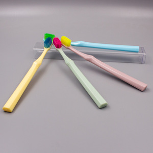 Cepillo de dientes de alta densidad con 6000 cerdas de colores, ultra suave, de nailon, manual, para uso doméstico en adultos. - Product Image 3