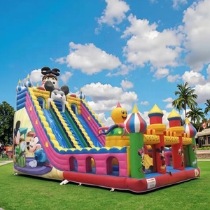 Trampolín <span class=keywords><strong>Inflable</strong></span> Grande para Niños y Castillo de Juegos - Tamaño y Color Personalizables, Equipo para Exteriores - Product Image 2