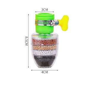 Vente en gros de purificateur d'eau pour robinet à 6 couches, 360°. Buse rotative en charbon de coco pour la cuisine domestique - Product Image 4