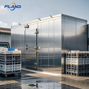 Refroidisseur évaporatif préfabriqué en acier inoxydable Chambre Froide Morgue Congélateur avec portes à fermeture automatique et éclairage LED - Product Image 4