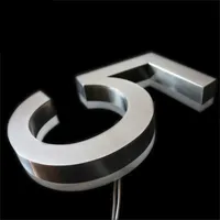 Enseigne lumineuse LED 3D GFace à changement de couleur RGB dynamique, lettres rétroéclairées, bandes LED étanches, lettres lumineuses halo pour voiture de nuit
