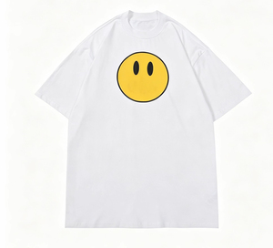 T-shirts 100% coton, surdimensionnés, respirants, en tricot, couleur unie - Product Image 5