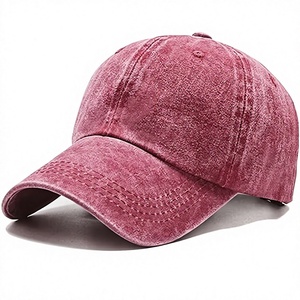 Casquette de baseball en denim vintage sportive, 100% coton, basique, sans marque, bon marché, logo personnalisé - Product Image 1
