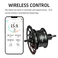 Moteur léger 36V 250W 350W 500W Moteur de roue arrière Type DC Moteur de moyeu de vélo électrique Moteur arrière de vélo électrique