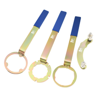 4 pièces Outil de calage avec clé de support de poulie d'arbre à cames pour arbres à cames à 3, 12 ou dents carrées ou rondes pour Subaru Forester 2.0 2.5