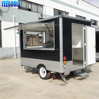 Gerobak Jualan Makanan untuk Dijual Trailer Restoran Mobile Trailer Jajanan Cepat Gerobak Jajanan Cepat Truk Jualan Makanan CE