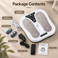 Masseur de pieds électronique chauffant multifonctionnel portable 2026 avec Shiatsu et impulsions EMS basse fréquence
