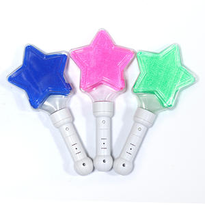 I bambini di natale hanno illuminato i giocattoli con <span class=keywords><strong>stella</strong></span> a cinque punte lampeggiante Stick stelle Magic Bar per bambini ragazza fata stelo regali giocattolo - Product Image 5