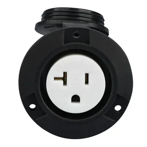 20Amp Receptacle for Generator NEMA 5-20R Power Outlet with Waterproof Cover, ETL Listed