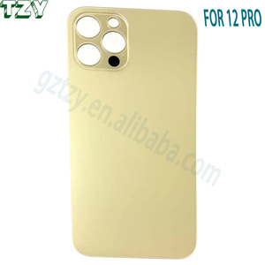 Neue große Loch Batterie abdeckung Gehäuse Glas Rückseite für <span class=keywords><strong>iPhone</strong></span> 12 12pro - Product Image 4