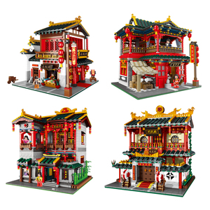 Xingbao 01003 건축 빌딩 블록 중국 고대 건물 장난감 집 모델 빌딩 완구 - Product Image 3