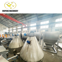 Homogénéisateur automatique Mélangeur à ruban Mélangeur à double enveloppe en acier inoxydable pour cosmétiques 500 litres Pompe à engrenages Savon Liquide