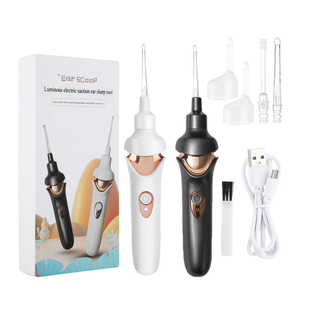 Cordless Electric Ear Pick Safe Vibration Painless Ear Cleaner Remover Spiral Ear Cleaning Device Dig Wax Personal Care Tools
