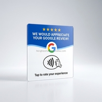 Autocollant NFC Google Review pour avis Google 213 215, Plaque de menu NFC, Affichage de stockage Google, Carte RFID NFC autocollante