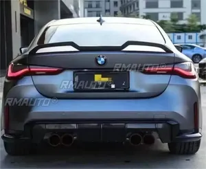 สปอยเลอร์หลังสำหรับ BMW M3 G80 ปี 2020 2021 2022 2023 ชุดแต่งสปอยเลอร์หลังรถยนต์ BMW G80 อุปกรณ์ตกแต่งรถยนต์ สปอยเลอร์ฝากระโปรงท้าย - Product Image 4