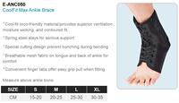 E-Life E-ANC050 tissu en maille respirant orthopédique médical stabilisateur de cheville à lacets