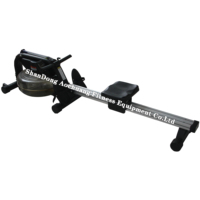 Rameur à résistance hydraulique commercial le plus vendu, pour usage domestique et professionnel, en bois, équipement de fitness AC, certifié CE
