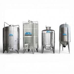 Réservoir de stockage de vin de qualité alimentaire Ace 2000L 3000L en acier inoxydable 304 316L, empilable et modulable - Product Image 3
