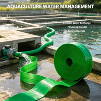 Tuyau d'irrigation plat en PE agricole résistant aux UV, économiseur d'eau, pour serre et usage domestique