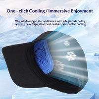 Chapeau ventilateur rafraîchissant d'été pour l'extérieur, réduction de température, protection solaire, casquette de sport, foulard pour la course et le fitness