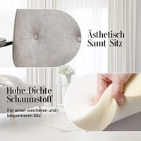 Chaise de bureau ergonomique moderne en fer, réglable en hauteur, pivotante à 360°, dossier solide imperméable, accoudoirs articulés, pour bureau à domicile