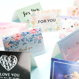 Carte <span class=keywords><strong>de</strong></span> visite personnalisée à la mode, cartes <span class=keywords><strong>de</strong></span> <span class=keywords><strong>remerciement</strong></span>, carte postale pour mariage ou anniversaire - Product Image 2
