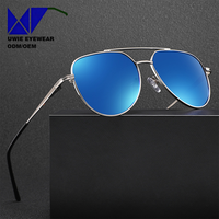 Lunettes de soleil polarisées en métal sur mesure OEM, taille 52-20-146, anti-éblouissement UV400, pour adultes unisexes, service d'échantillons rapide
