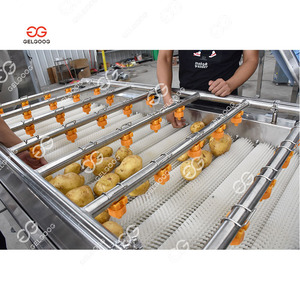 Trái Cây máy giặt với bàn chải lớp phủ trái cây rửa cán Phun Máy tuần hoàn phun rửa dòng cho trái cây - Product Image 5