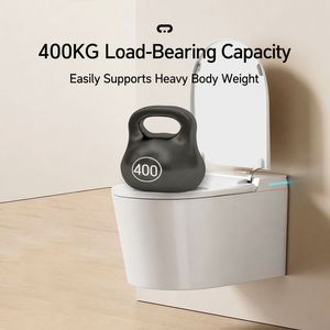 Smart Auto <span class=keywords><strong>Inodoro</strong></span> inteligente Colgado en la pared Diseño alargado Control remoto inteligente Calefacción Sin presión de agua Características <span class=keywords><strong>Inodoro</strong></span> WC inteligente - Product Image 2