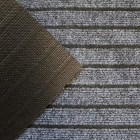 Tapis de porte de bureau personnalisé de luxe, durable, antidérapant, rembourré, épais (5-6 mm), avec support en PVC et 7 bandes, vente en gros