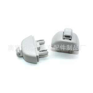 Clips de fixation pare-soleil Audi A1 A3 A4 A5 A6 A7 Q3 Q5 Q7 TT, support de miroir de courtoisie en plastique 43mm 21mm pour voiture - Product Image 3
