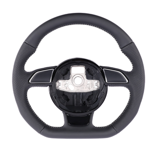 Pour Audi R8 carbone fond plat volant mise à niveau volant adapté pour Audi TT TTS TTRS R8 V8 <span class=keywords><strong>V10</strong></span> 2008-2019 - Product Image 3