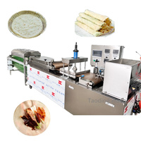 Support d'appel vidéo pain pita arabe Chapati Tortilla Tunnel boulangerie ou grec Machine à pain pita roti Maker Making Machine entièrement