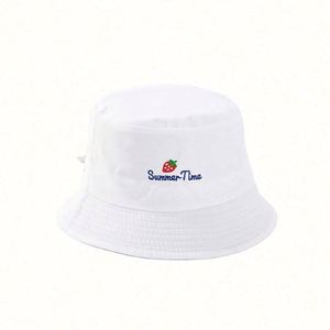 Polyester Printed or Embroidery Your Own Logo Custom Wholesale Unisex Four Seasons Casual Daily Bucket <b>Hats</b> Fashion - Product Image 3